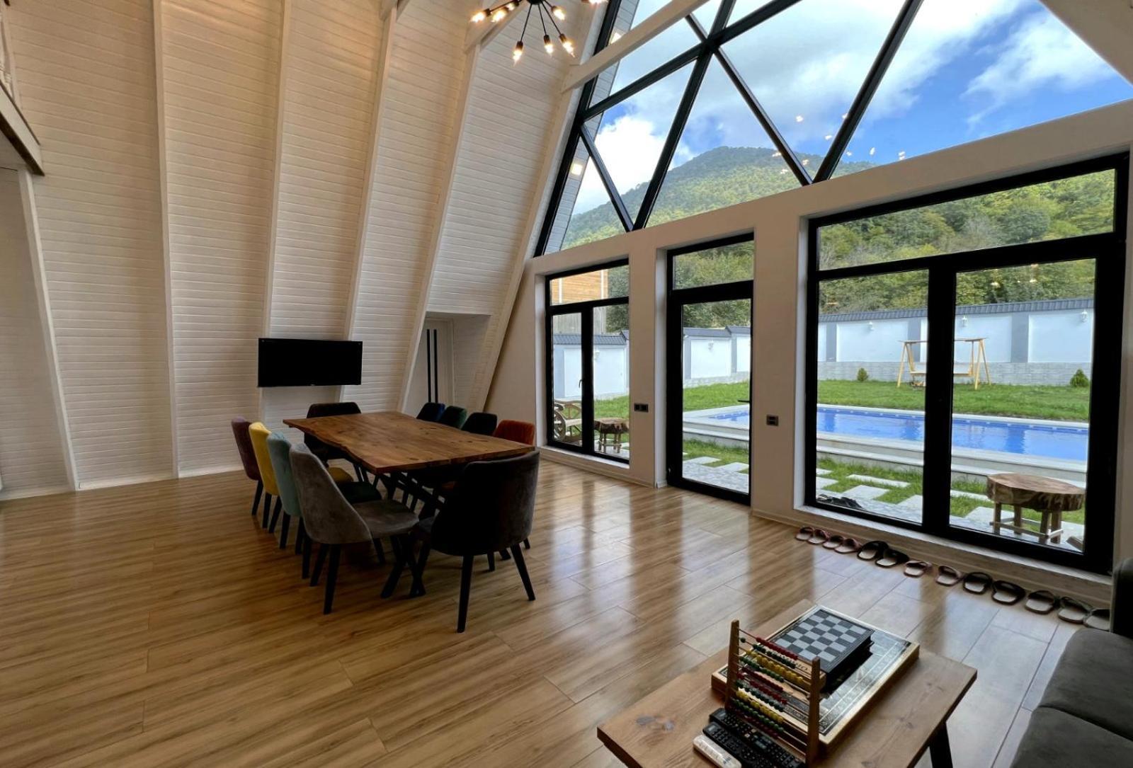 Qafqaz Mountside Chalet Габала Экстерьер фото