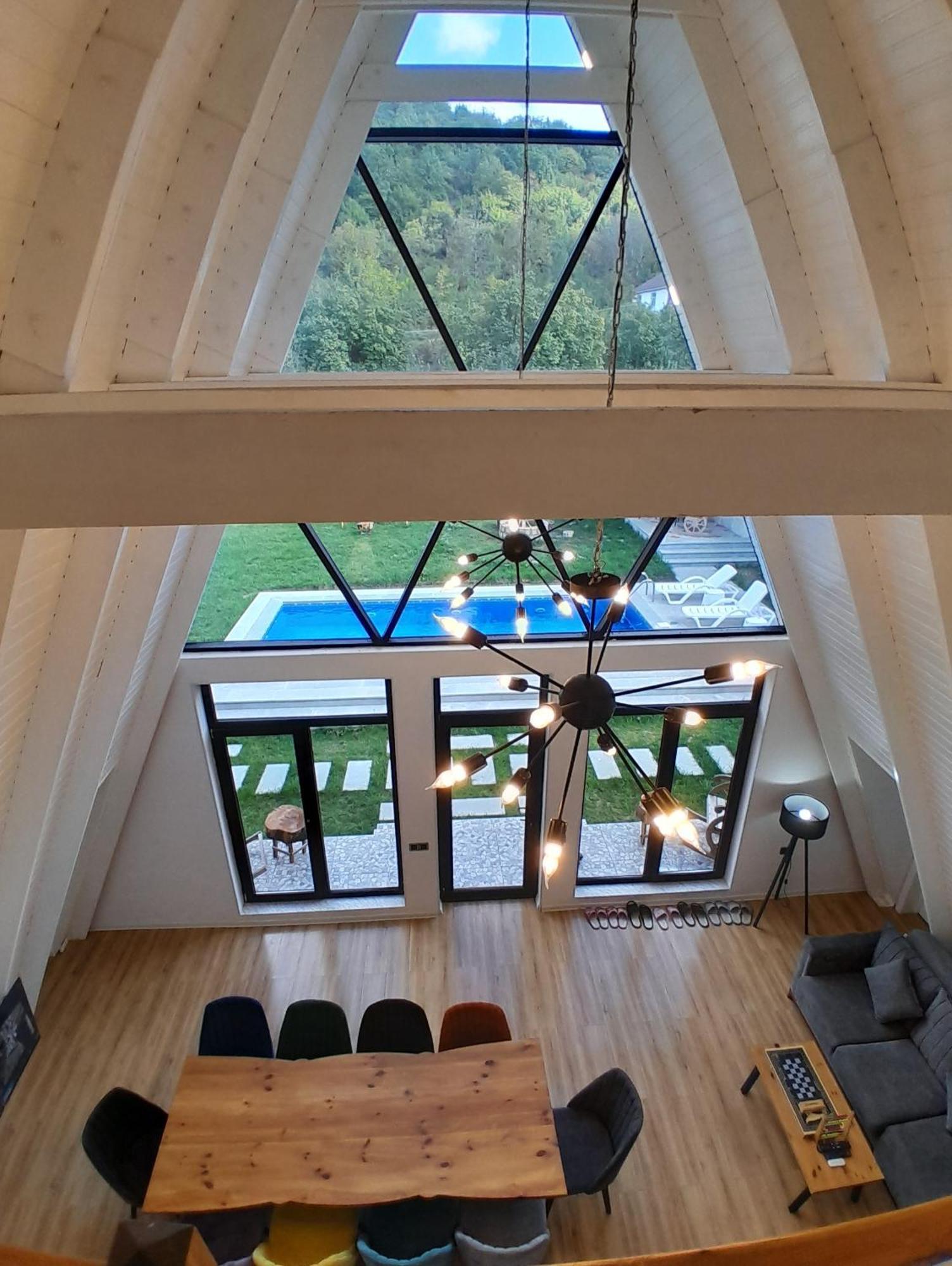 Qafqaz Mountside Chalet Габала Экстерьер фото