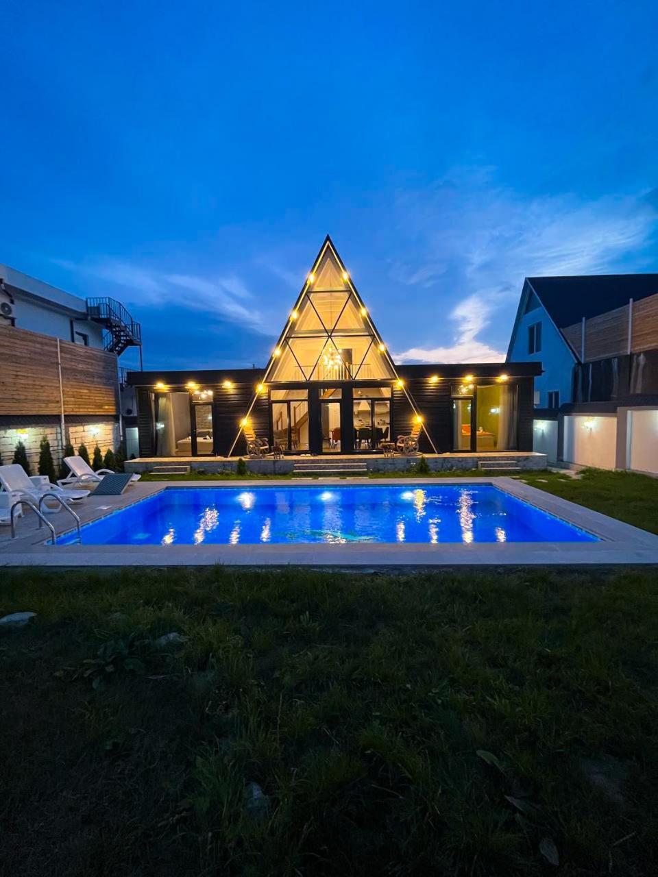 Qafqaz Mountside Chalet Габала Экстерьер фото