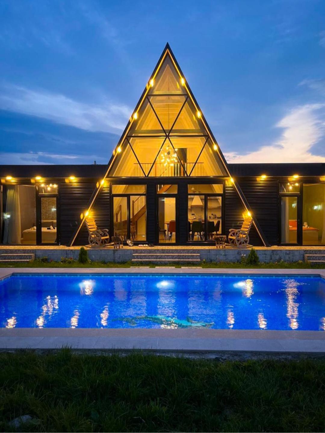 Qafqaz Mountside Chalet Габала Экстерьер фото